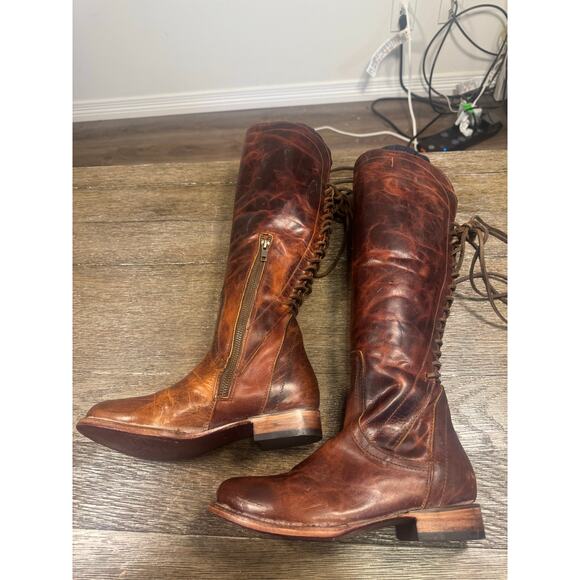 Designer x Freebird by Steve Madden Women’s Fill Lace Up Stag 18” Boots size 8 - Picture 6 of 8